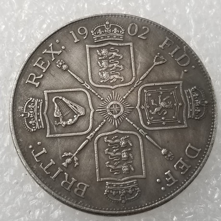1902 British Coin Vintage Craft Whistle Silver Dollar Factory Wholesale Silver Dollar