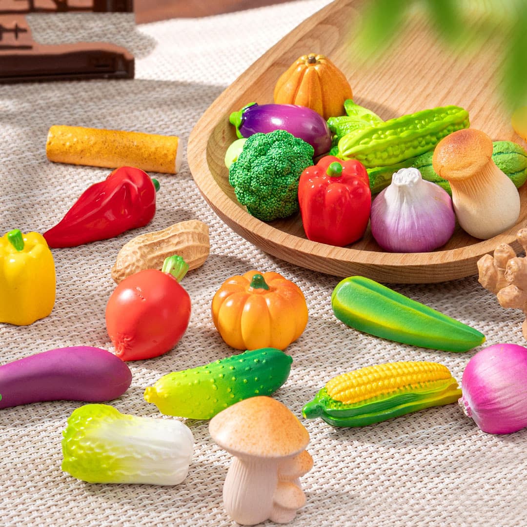 Miniature Landscape Simple Creative Large Simulated Vegetable Food Toy Blind Bag Live Streaming DIY Decoration Mini Resin Figurine
