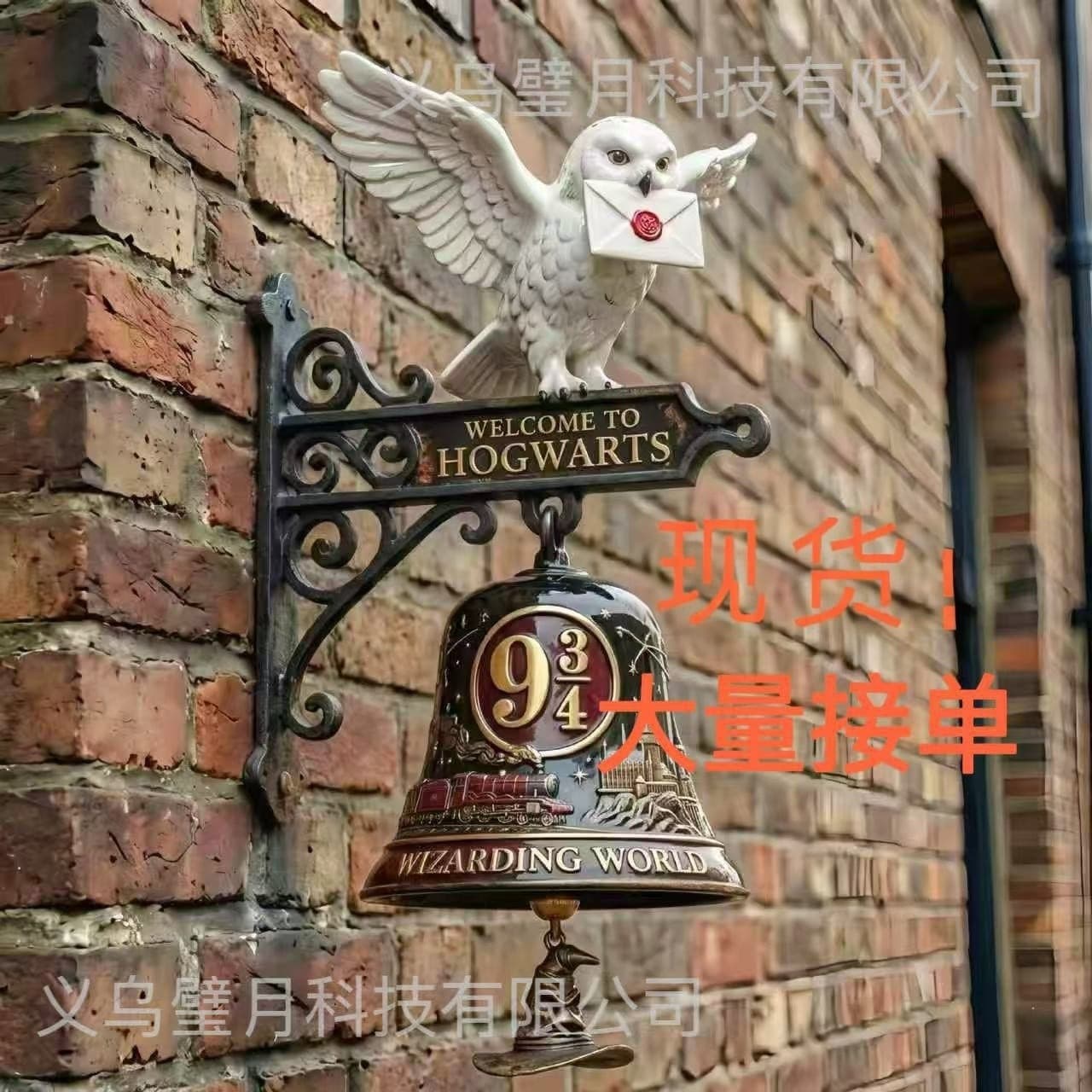 Cross-border New 3D Resin Sculpted Iron Doorbell Eagle Doorbell Iron Lady Team Doorbell