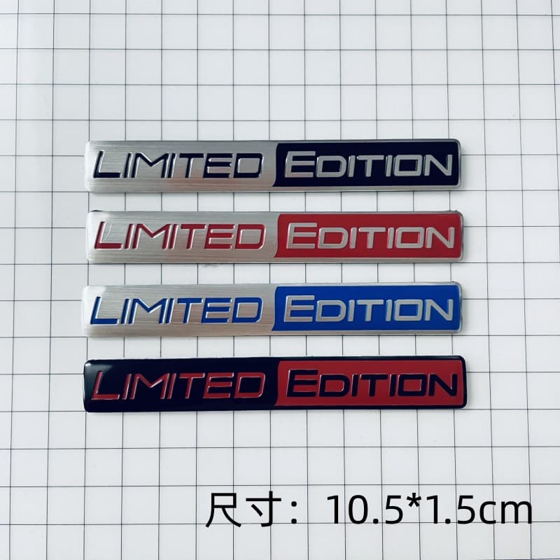 Suitable for Limited Edition car emblem modification, rear emblem sticker, limited edition car sticker.