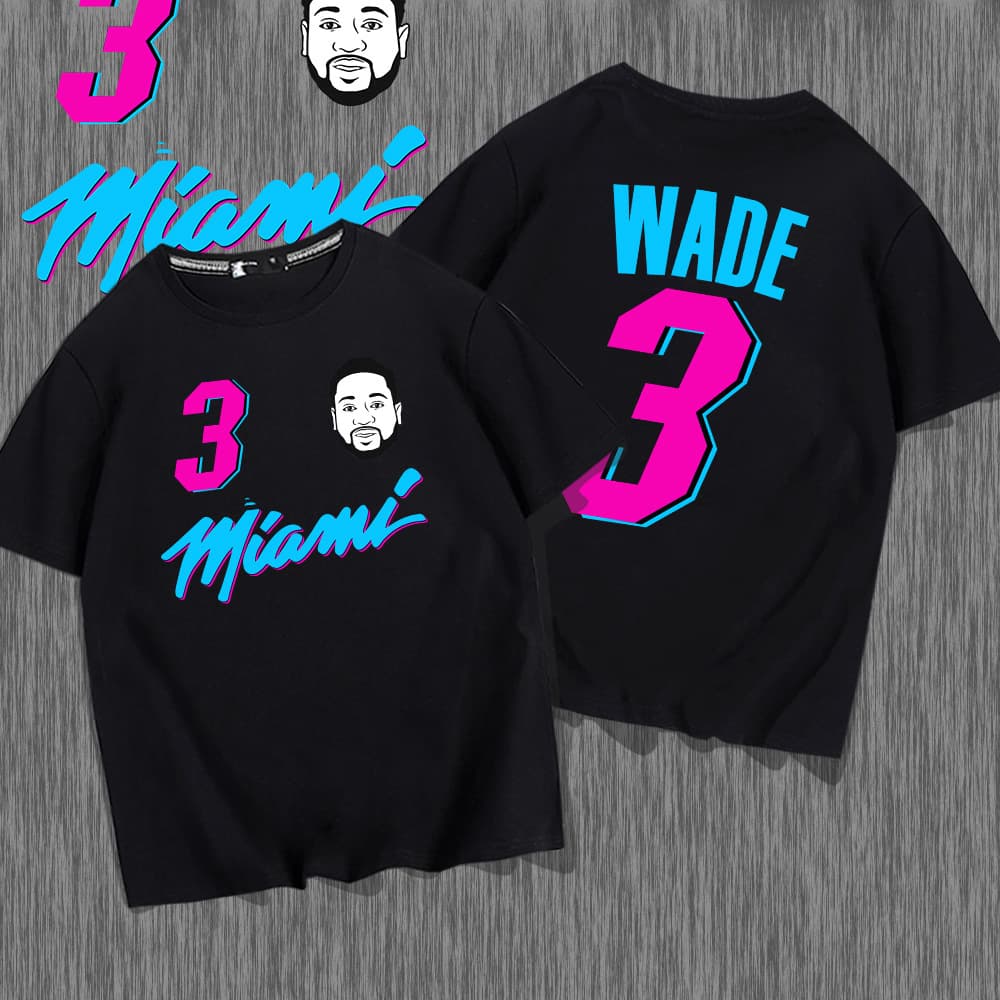 Y Heat Wade wade3 Short-sleeved T-shirt Men's and Women's Summer Cotton Basketball Sports Loose Half-sleeved Parity Suit