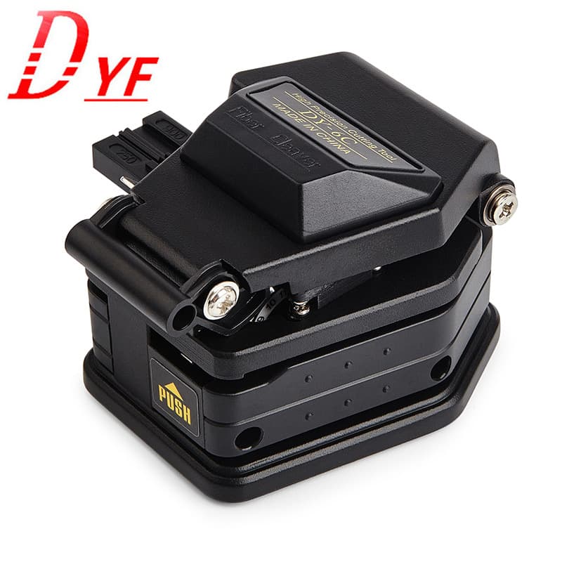 DY-6C Fiber Optic Cleaver FTTH Fiber Tool Kit Ribbon Fiber Cable Pigtail Tool Cutter Manufacturer