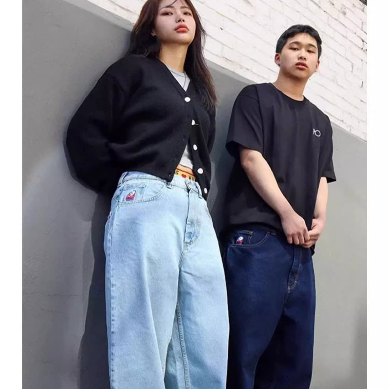 Cross-border E-commerce Big Boy Jeans New Original Y2K Casual Hip-Hop Loose Denim Pants Wholesale