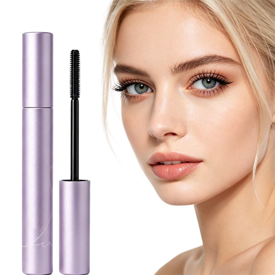 Lengthening and Curling Mascara, Long-Lasting Hold, Smudge-Proof and Waterproof, Sweat-Resistant