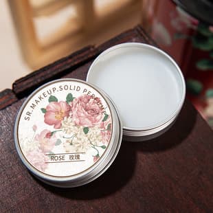 SR Peony Ancient Style Solid Perfume, Portable Fresh Solid Fragrance, Factory Direct, Export Hot Seller, Long-Lasting Scent