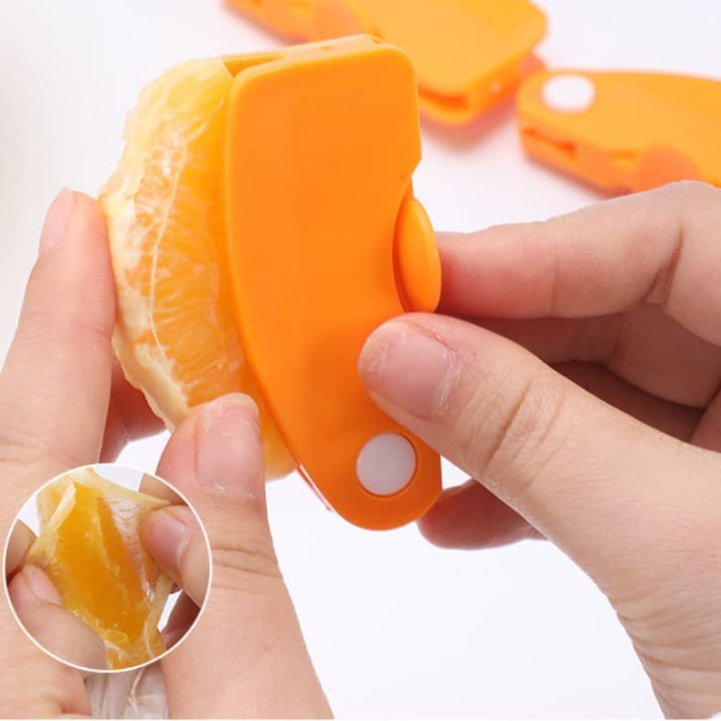 Household finger orange peeler dragon fruit tool pomelo/pomegranate peeling folding orange skin remover
