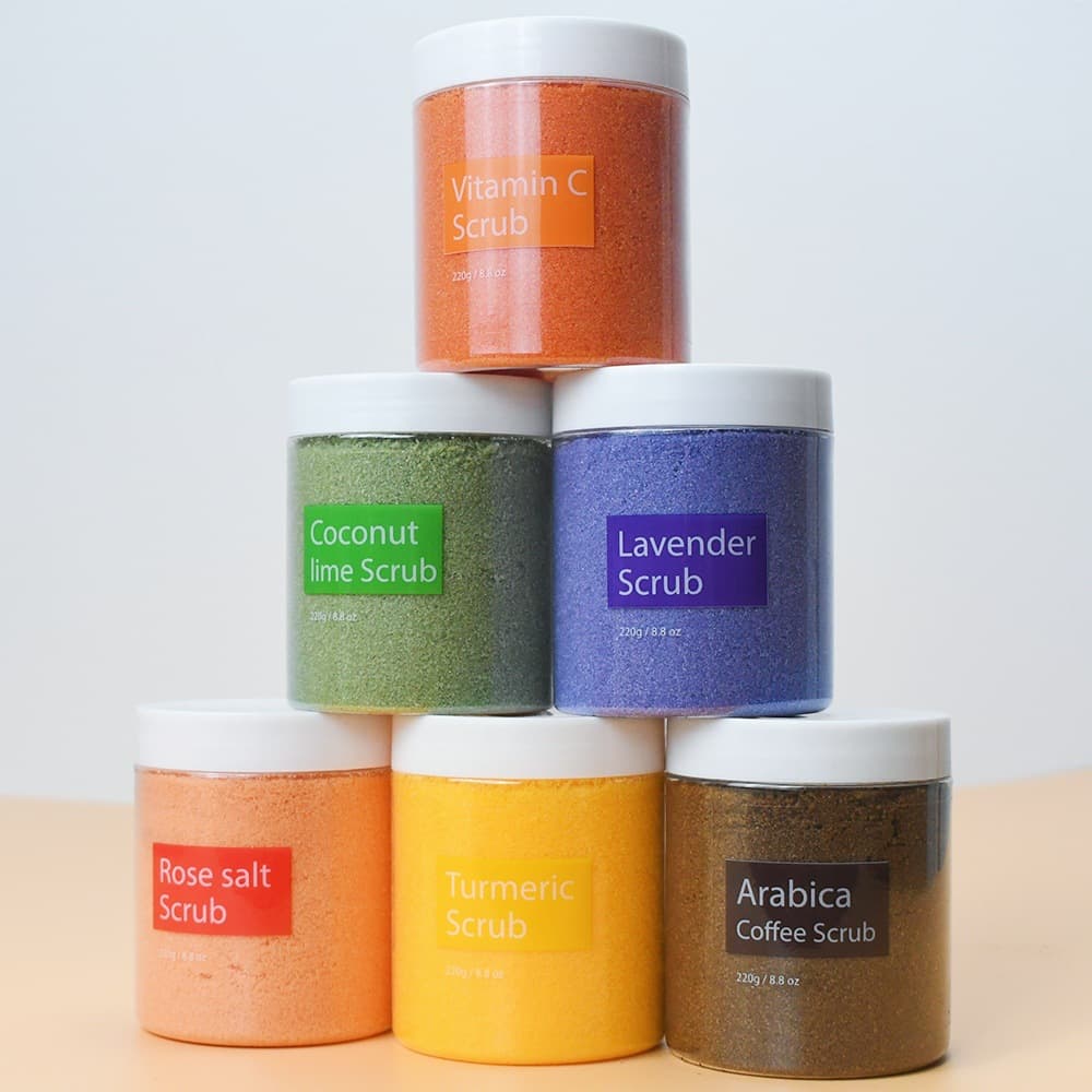 Bath Sea Salt Body Scrub - Bodyscrub for Chicken Skin & Full Body Exfoliation, Fragrant Bath Salt