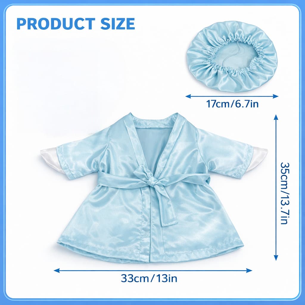 Factory Direct Vacation Style Goose Costume Silk-like Tie Robe + Bath Cap Porch Decoration Goose Outfit
