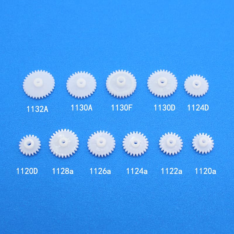 Single-layer plastic gear 0.5 module plastic model gear remote control car transmission gear accessory DIY tech project