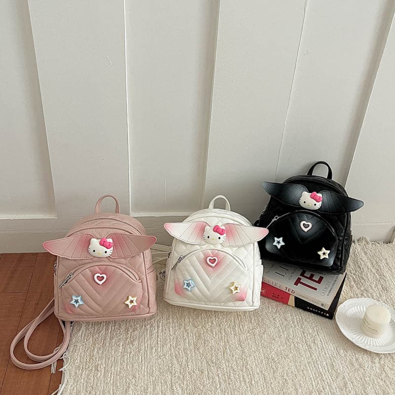 Cute tie-dye embroidery backpack for women 2023 new niche y2k versatile mini shoulder bag small capacity backpack