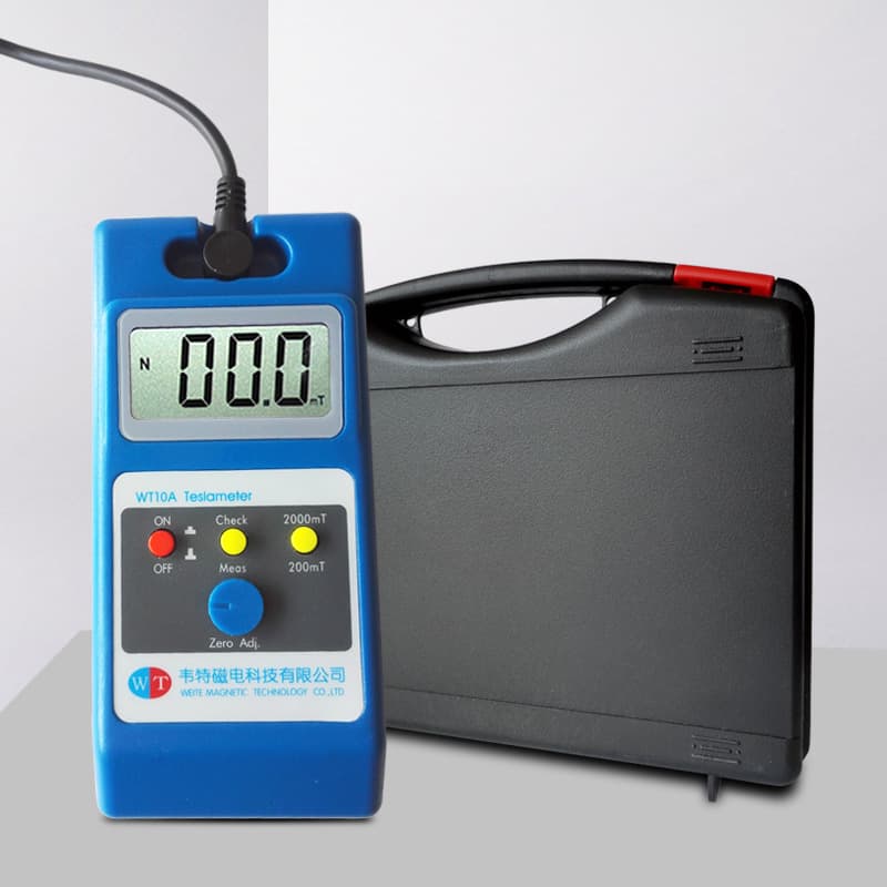 Gauss meter WT10A Tesla meter magnet magnetic separator WT10A Gauss meter NS pole magnetic tester