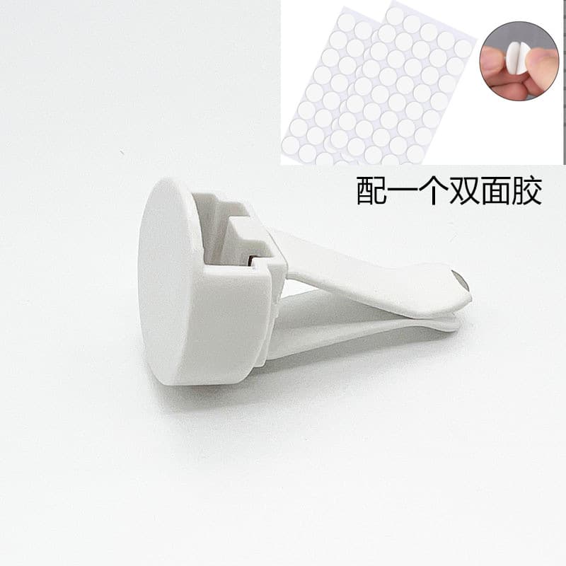 Car Air Outlet Perfume Clip Double-Sided Plastic Round Air Outlet Clip Accessories Anti-Slip Pad For Mobile Phones And Other Equipment