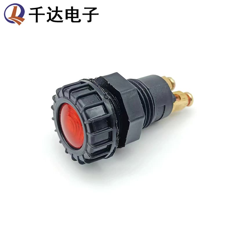 Universal 12V/24V Automotive Indicator Signal Lights in Red, Green, Blue, Yellow