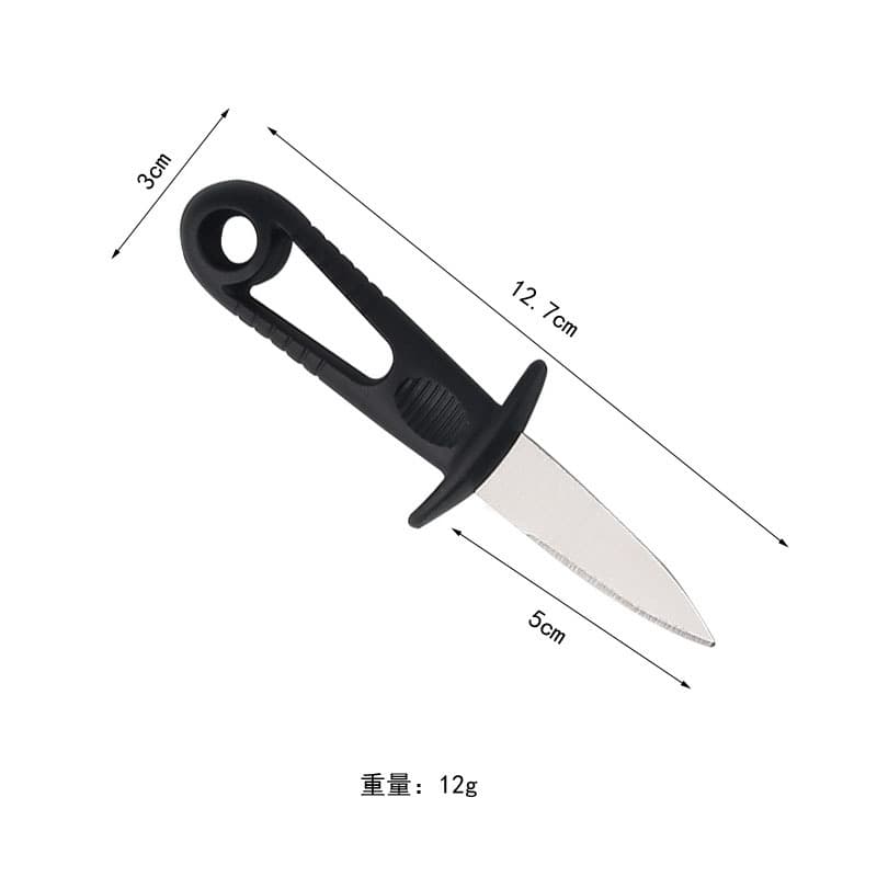 Oyster knife, shellfish opening knife, seafood knife, professional multi-use prying tool, oyster opener, scallop knife
