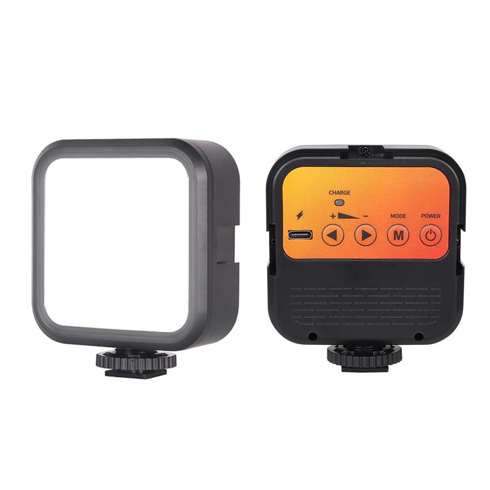 Camera Fill Light, Pocket Beauty Light for Phone Live Streaming, RGB Multicolor Square Mini Ring Light