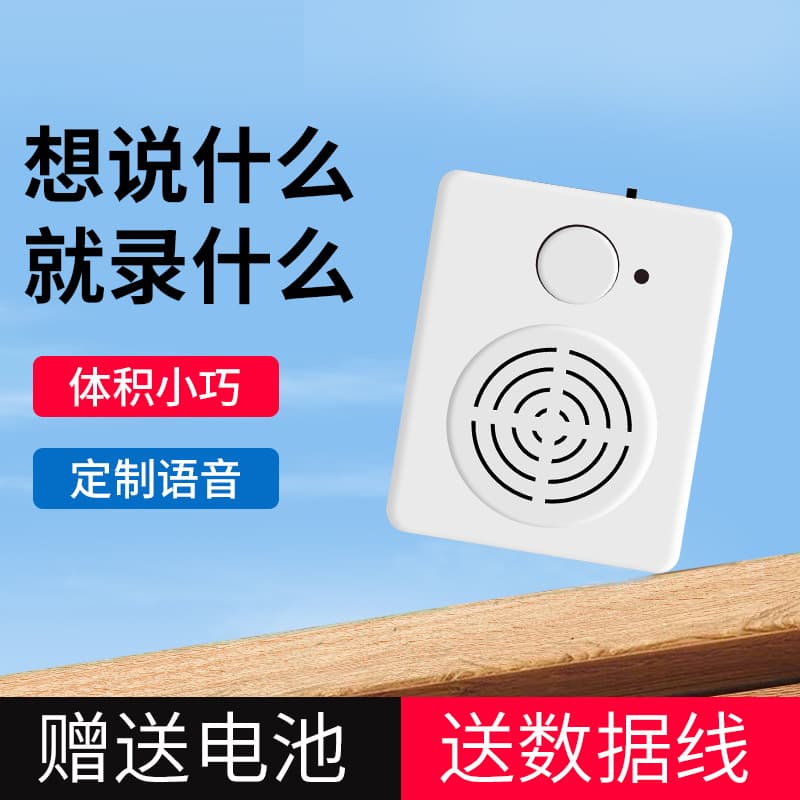 Button Recording and Playback Voice Prompt for Entry, Company, Supermarket, Beep Car, Store Safety, DIY Gift Recording