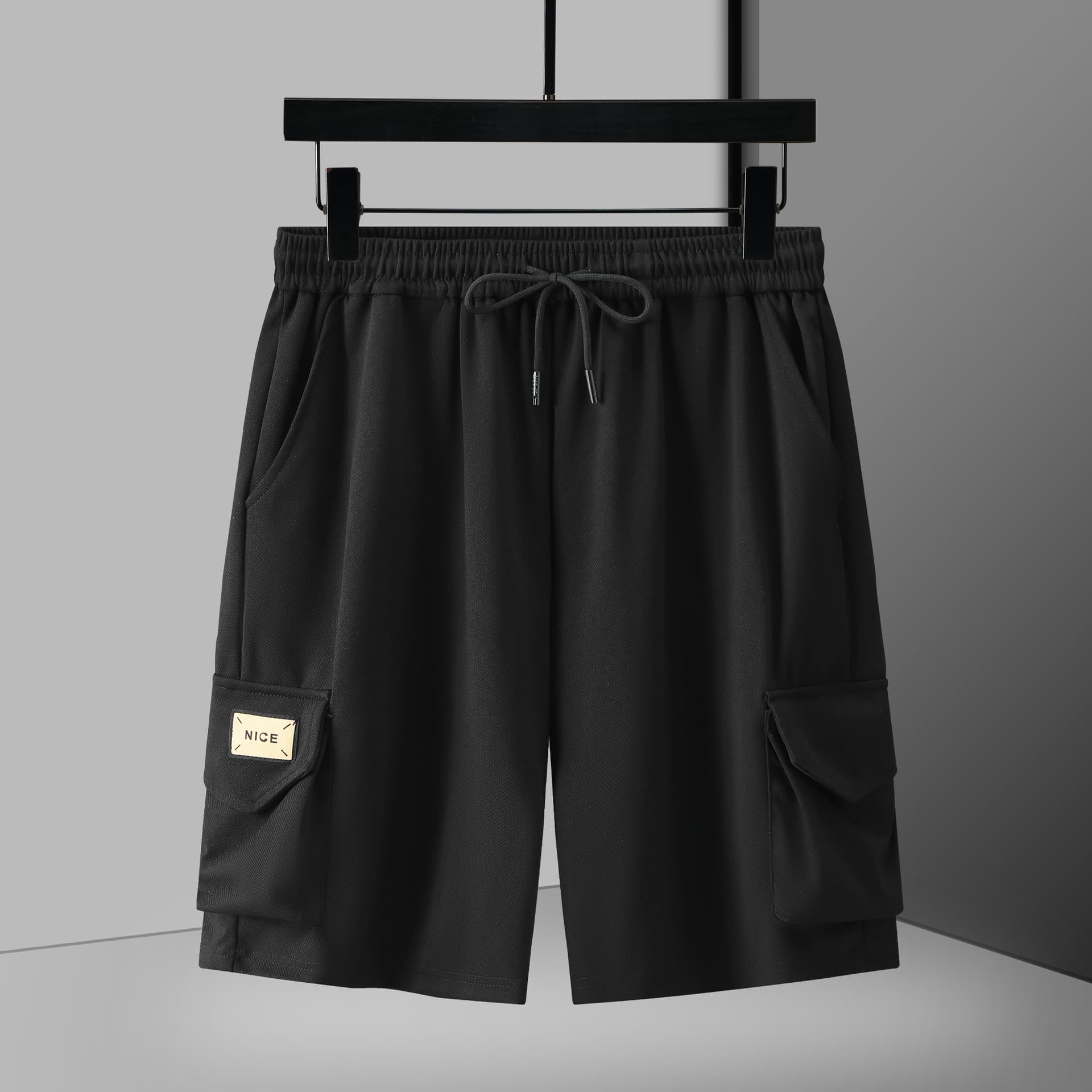 400 lbs Men's Beach Shorts Summer Loose Plus Size Sports Casual Shorts Elastic Shorts Men's Big Shorts Trendy