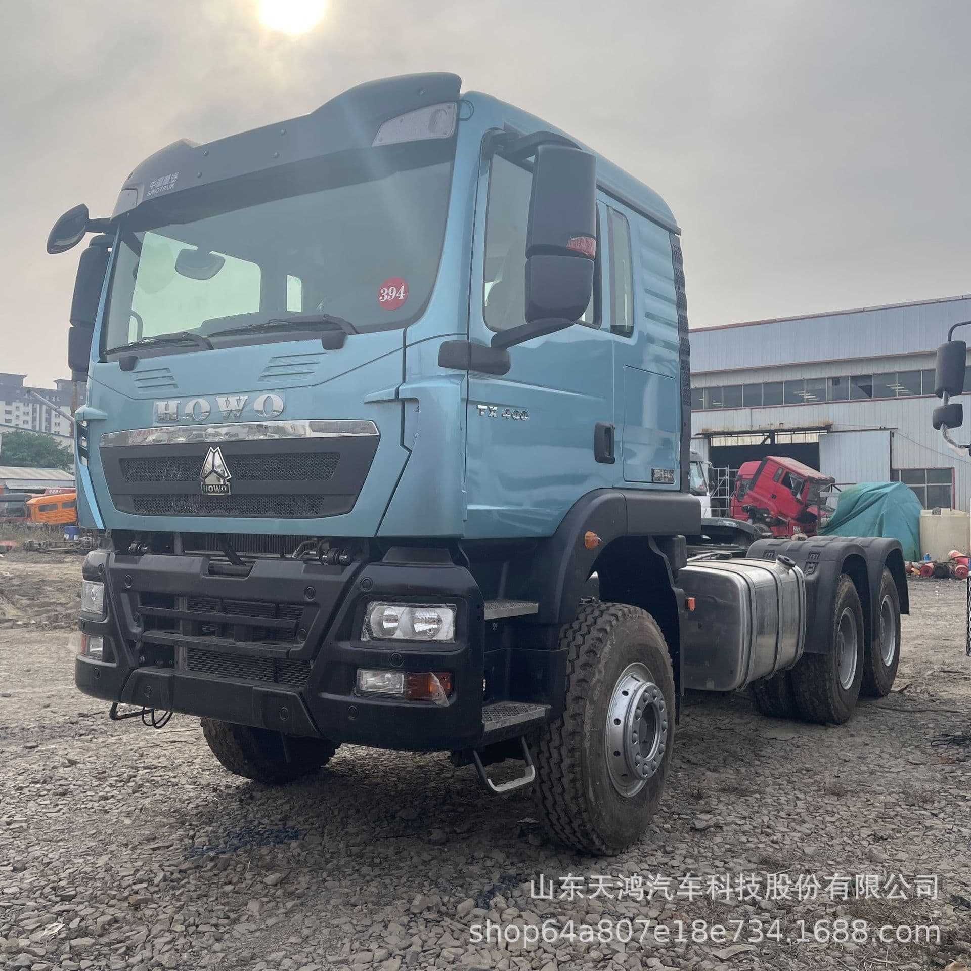 Overseas supply of Sinotruk HOWO TX7 Weichai 400 HP 6X4 dual-drive tractor truck