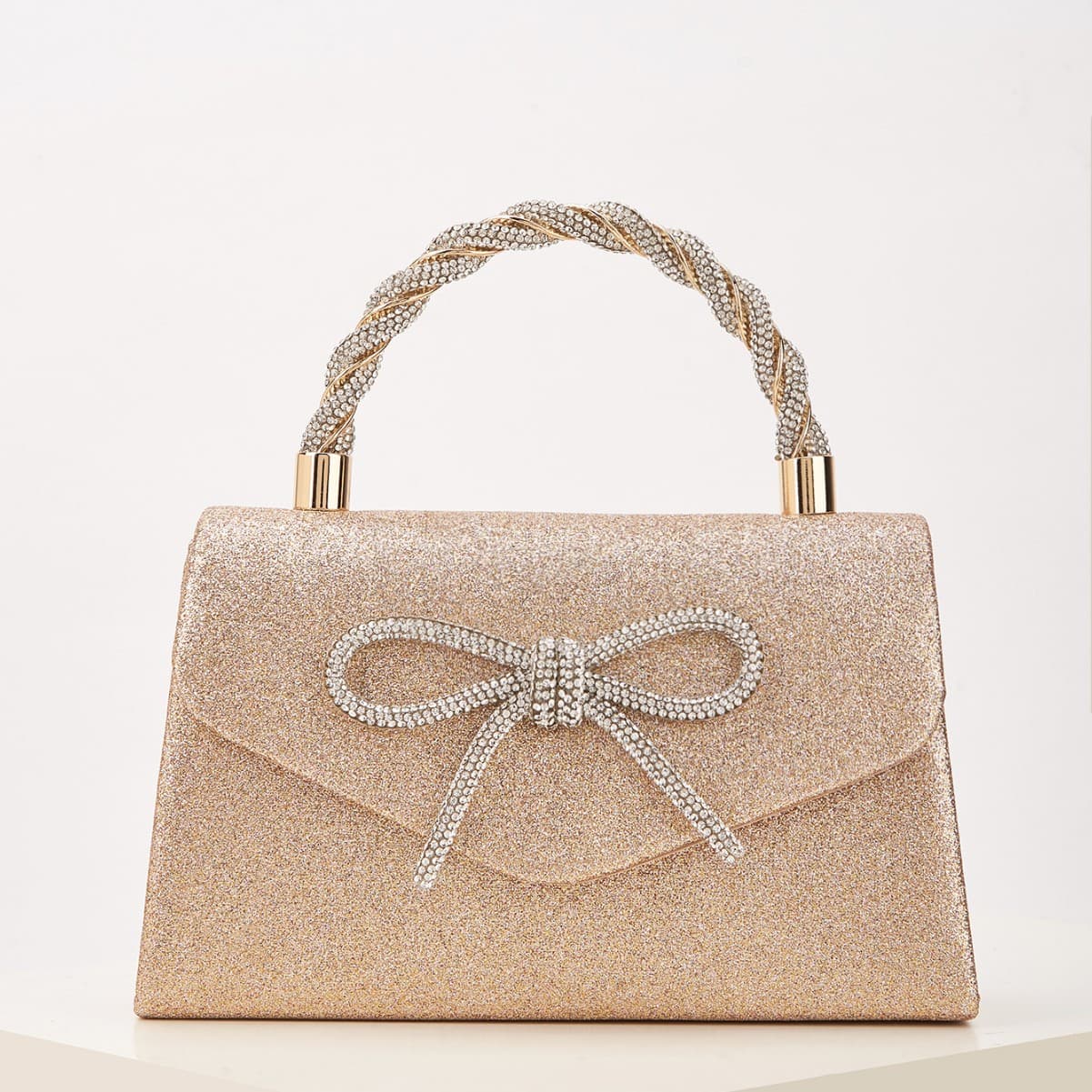 Cross-Border Rhinestone Bag, Glittering Women's Clutch Bag, Chain Shoulder Bag, Cross-Body Evening Dress Bag, Bridal Banquet Bag