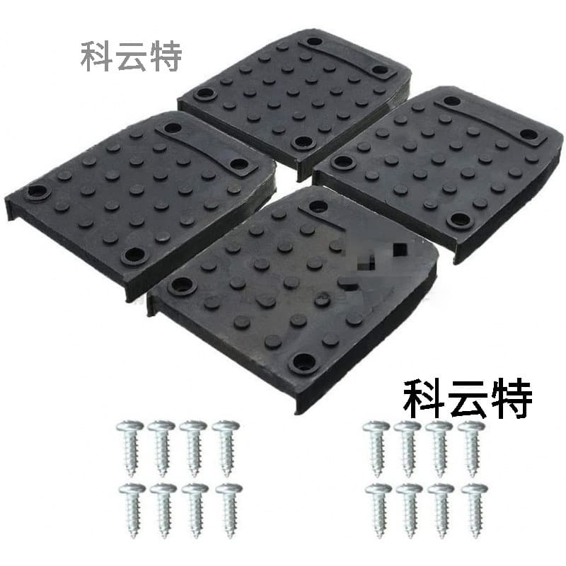 Aluminum Alloy Stilts Elevator Mobile Ladder Transformer Accessories Strap Base Plate Rubber Pad Screws