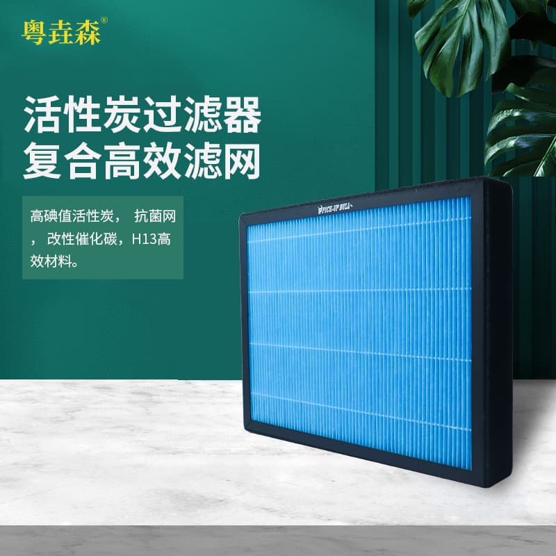 Compatible with formaldehyde removal purification net, activated carbon filter, H13 high-efficiency material antibacterial deodorizing composite filter