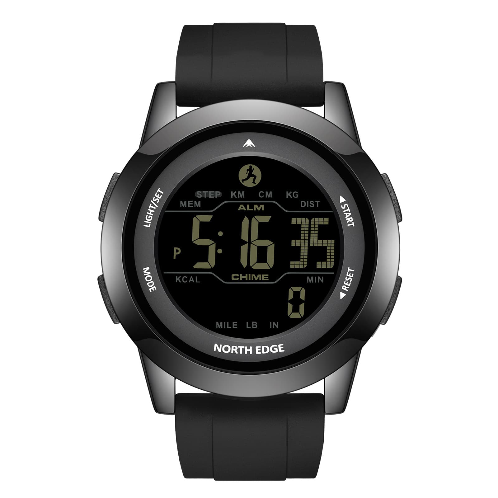 2025 new NORTH EDGE APOLLO super long battery life step counting smart watch delivered in Hong Kong