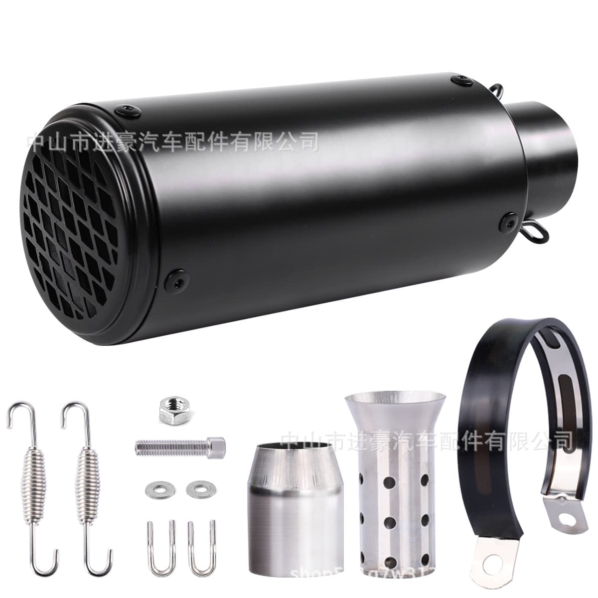 Motorcycle Exhaust Pipe Modification Straight Scorpion Cannon Muffler Tail Section 51mm Diameter Universal Factory Direct