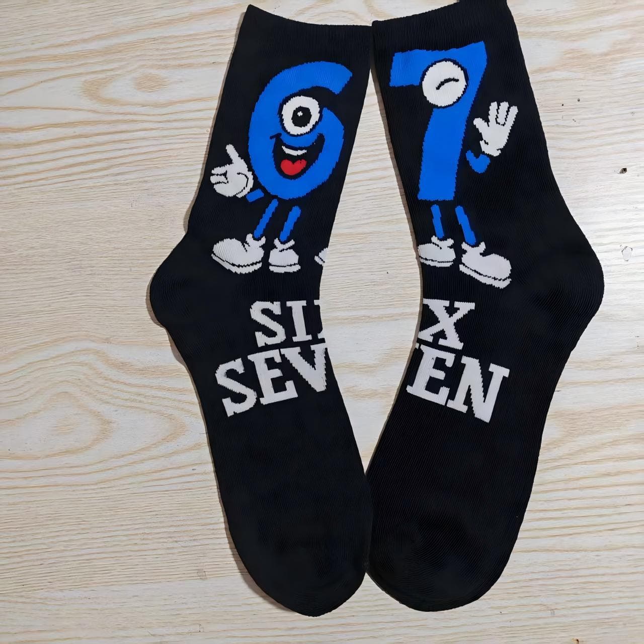 Hot Selling on Amazon TEMU Independent Station New 67 Funny Baseball Socks Fun Basketball Feet