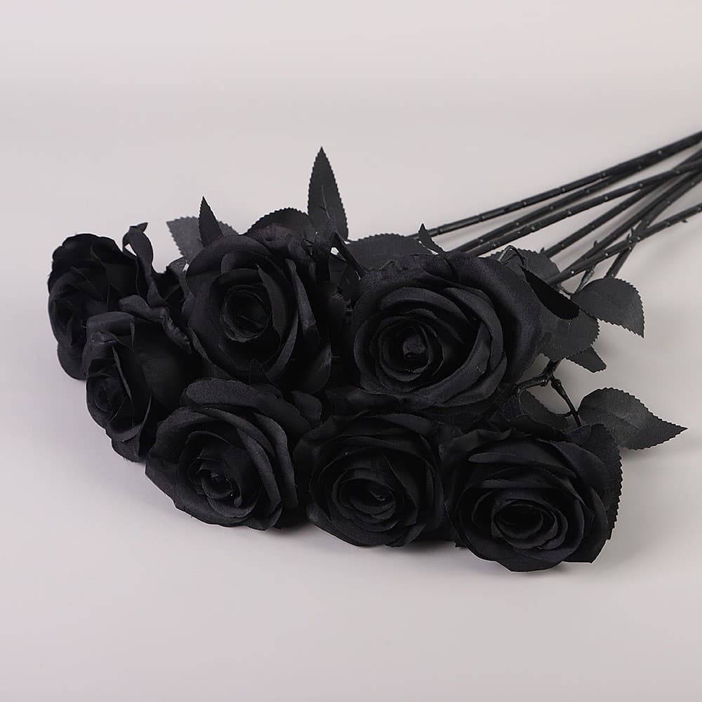 Artificial Flowers Simulation Roses Wholesale Velvet Fake Flowers Silk Flowers Wedding Vase Valentine's Day Decorative Bouquet Dried