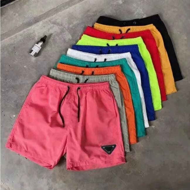 Cross-Border Unisex Shorts, Lightweight Sun-Protective Beach Shorts, Casual Sports Summer European Trendy Brand Five-Point Shorts