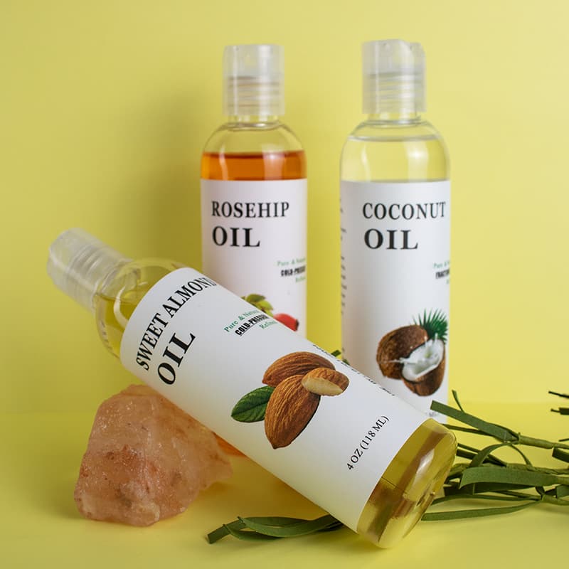 Export Model Cold-Pressed Sweet Almond Oil Face Massage Oil Base Oil Carrier Oil Sample Raw Material