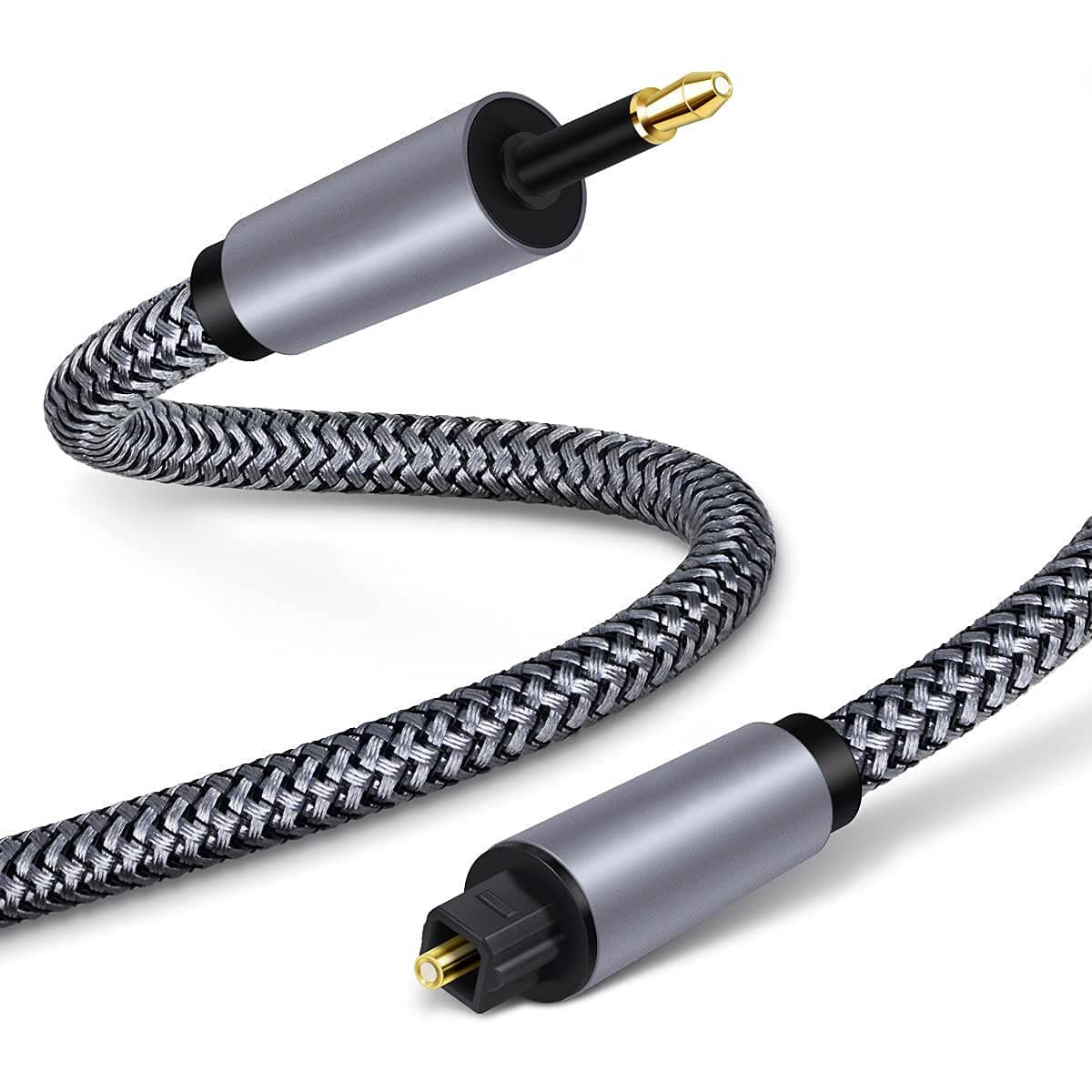 Wholesale Fiber Optic Audio Cable Square to Round Port for Speakers, Amplifiers, Set-top Boxes, Mixers, Decoders