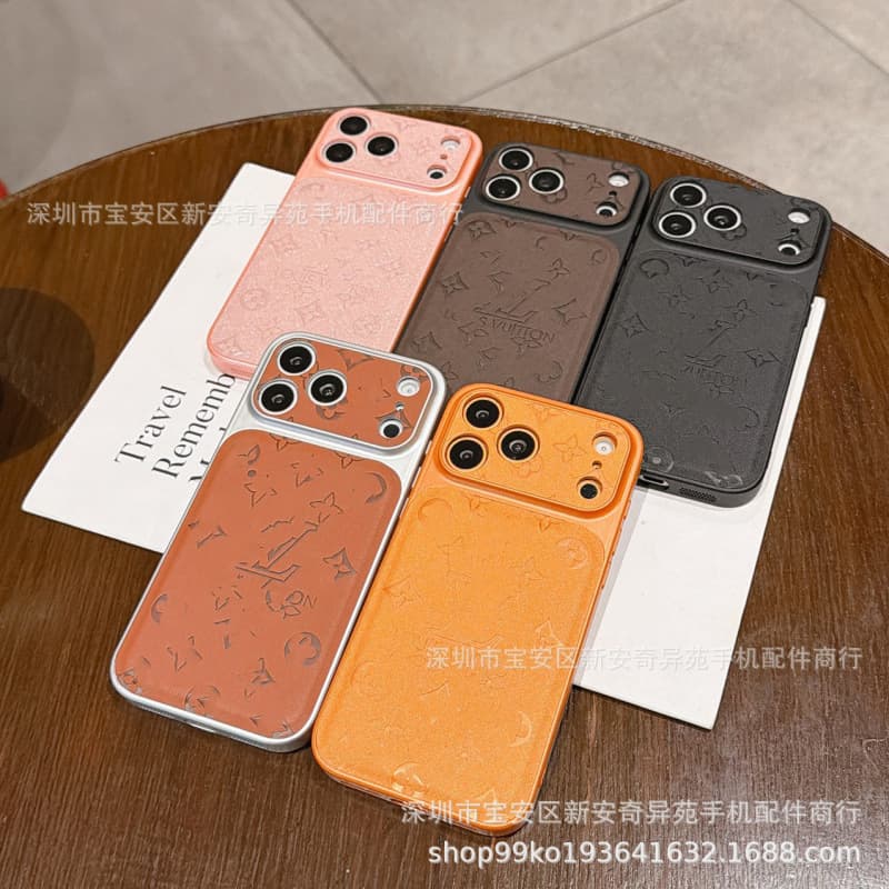 High-end leather converts into 18-inch mobile phone case in seconds, suitable for iPhone 18 promax cross-border best-selling Apple protective case factory