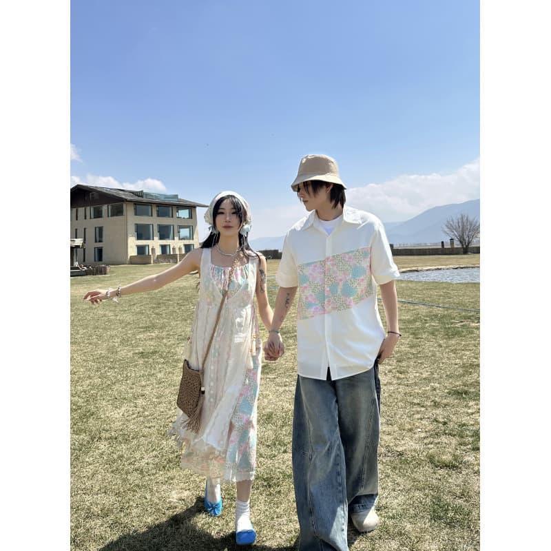 2025 Summer One-Dress Resort Style Design Couple Dress Resort Style