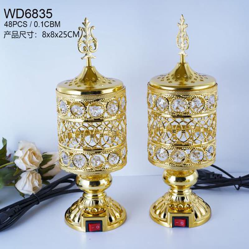 Electric incense burner Middle East Southeast Asia Arabian crescent lace plug-in electric aromatherapy burner