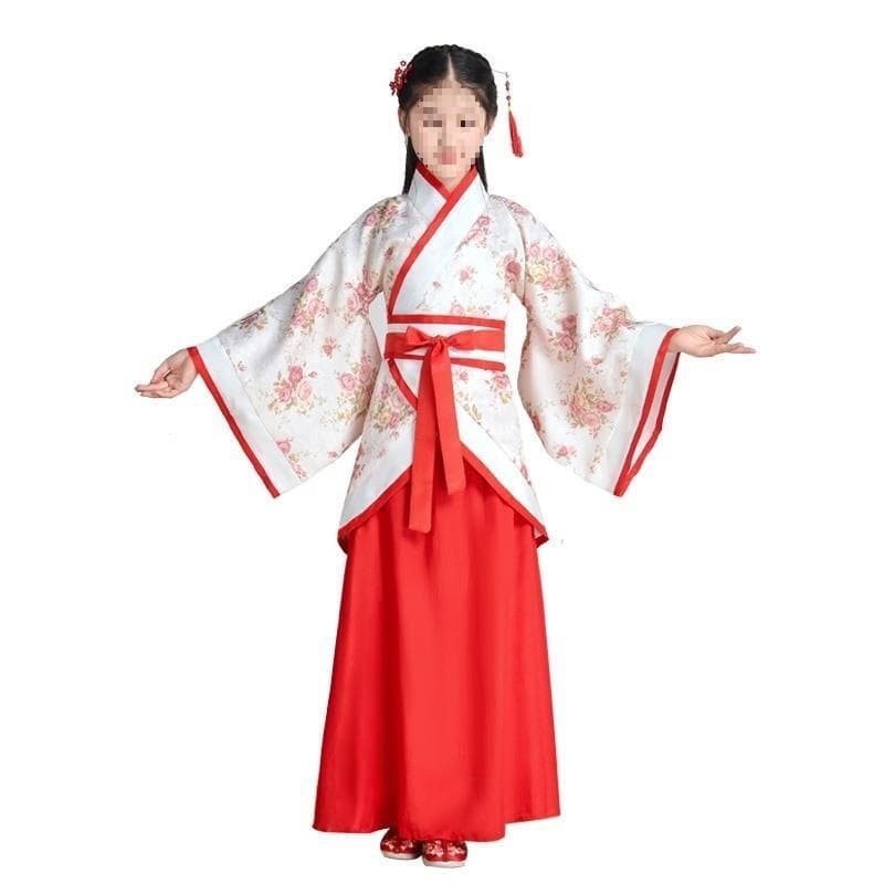 Children's Day Ancient Costume Tang Suit Girls' Fairy Costume Performance Outfit Ancient Princess Guzheng Hanfu Imperial Consort Costume