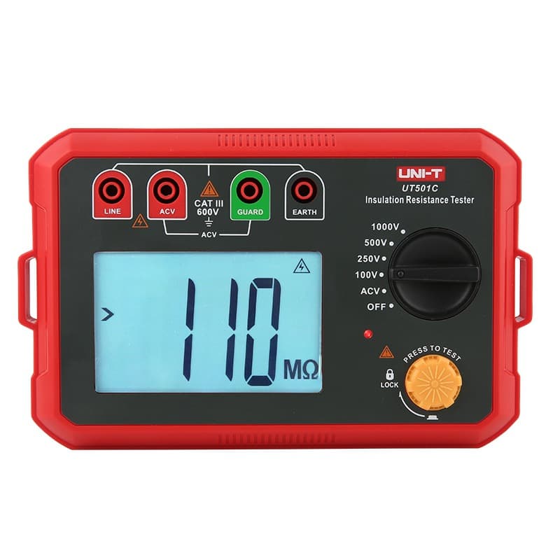 Popular foreign trade model UT501C/UT502C insulation resistance tester 2500V digital megger electronic insulation meter