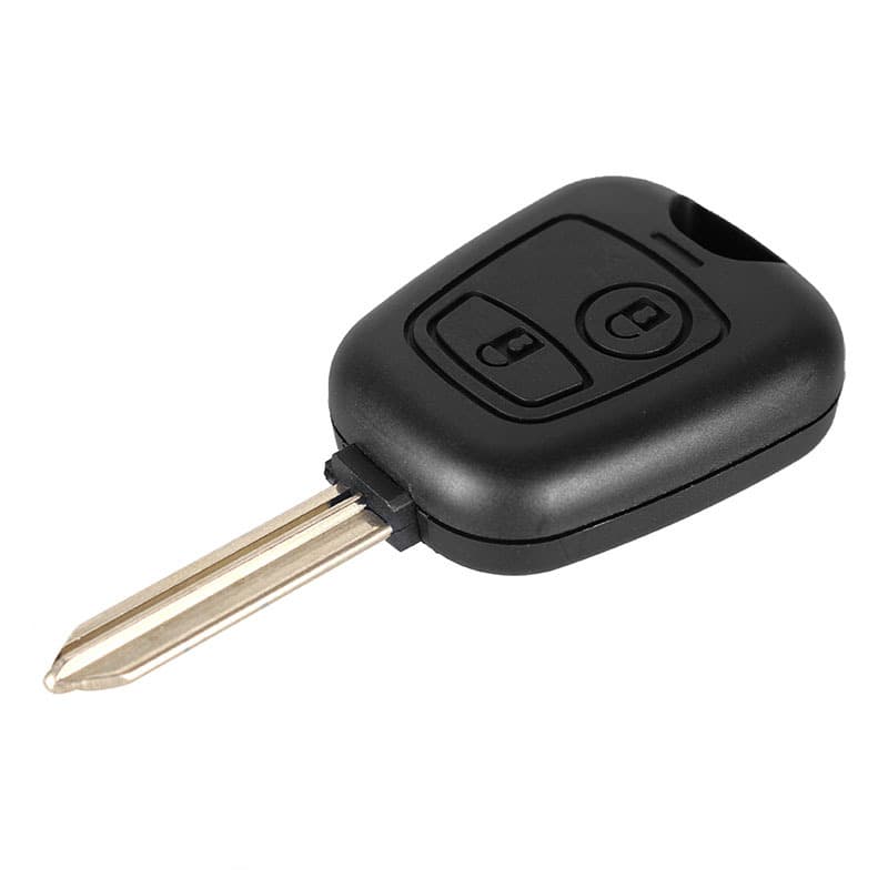 Replacement Remote Key Shell for Dongfeng Peugeot 206 207 307 Citroen Straight Key Case