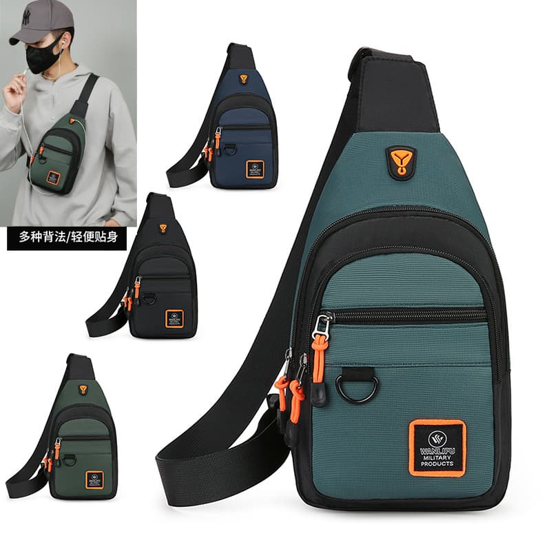 January New Men's Bag Chest Bag Sling Bag Shoulder Oxford Waterproof Fabric Casual Fashion Zhuotian Cross-border Foreign Trade Wholesale