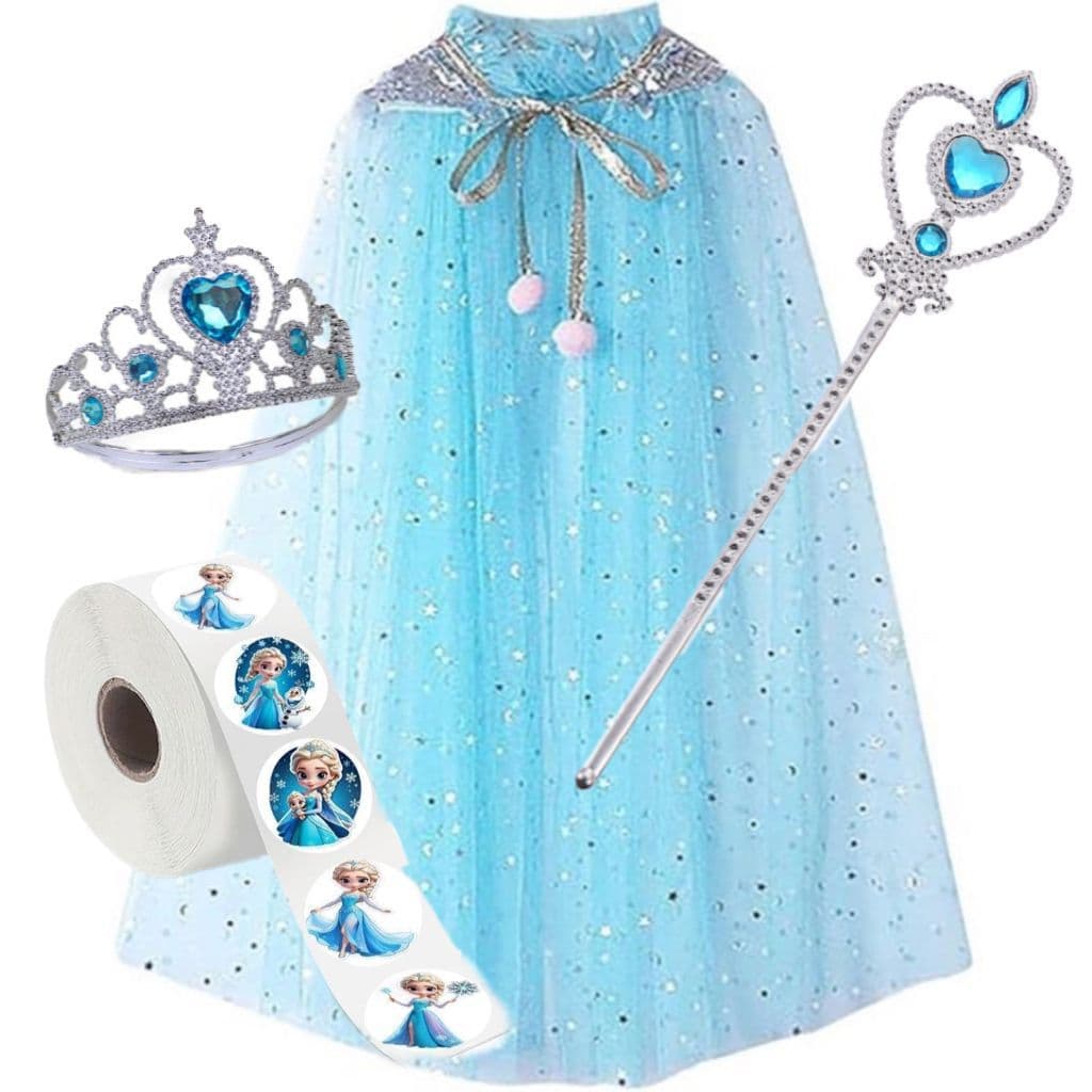 Frozen Princess Elsa Cape, Sofia the First Cloak, Girls Halloween Costume