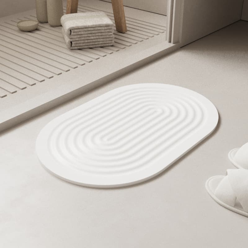 Diatomite Bath Mat, Water-Absorbent, Non-Slip, Quick-Drying Floor Mat for Bathroom, Entryway, Toilet, Hot-Selling for Cross-Border E-Commerce