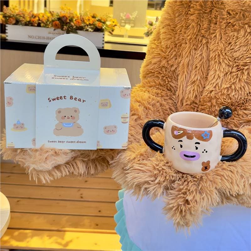 Adorable Clown Trendy Water Cup Girly Birthday Gift for Boyfriend Girlfriend Sisters High Aesthetics Meaningful Present