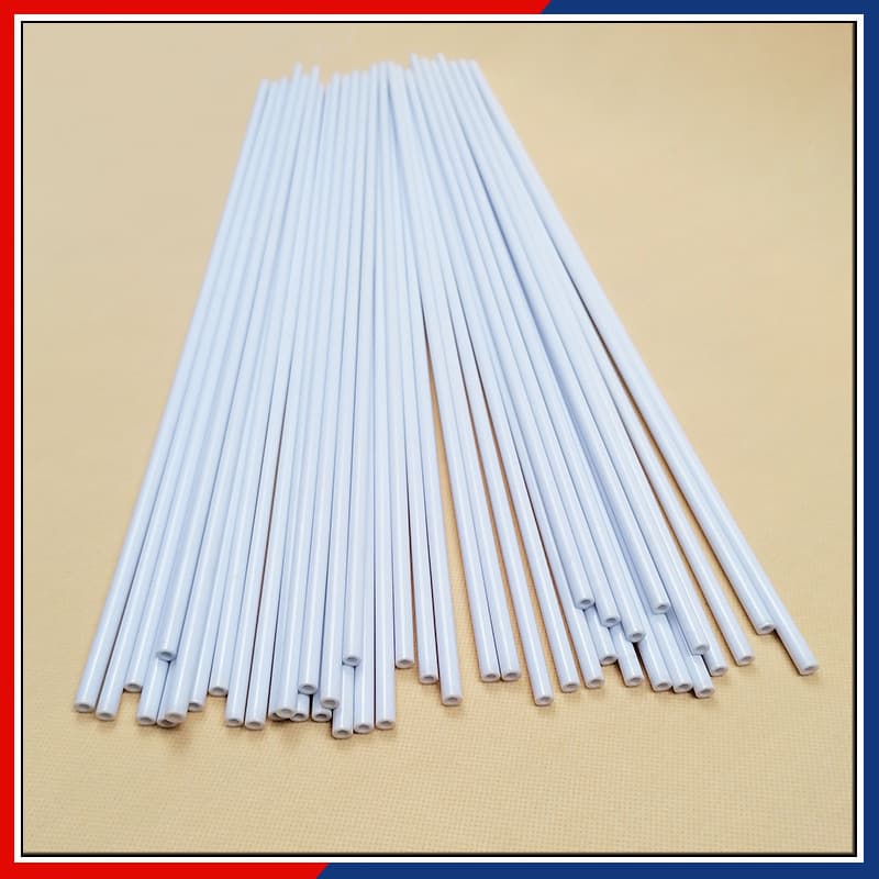 Shenzhen factory produced hexagon tube plastic tube PVC tube cat teaser stick rod PVC support rod white hexagon tube