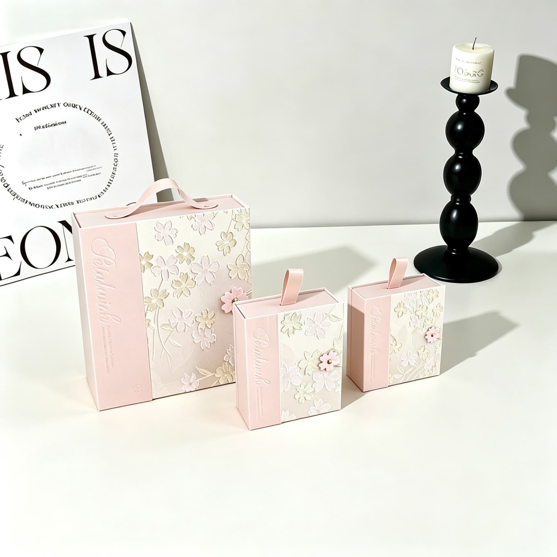 New Product Gift Packaging Box, High-End Niche Wedding Candy Box, Fresh and Simple Gift Box, Opening Ceremony Souvenir Gift Box, Empty Box