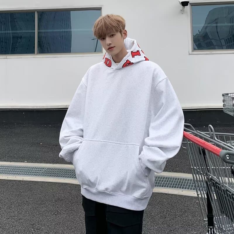 National fashion brand design sweatshirt men's hiphop loose jacket hooded oversize American high street long-sleeved top