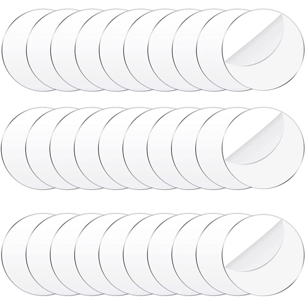 Cross-Border Exclusive Transparent Acrylic Discs Round Bases Acrylic Discs Organic Glass Blank Accessories Cutting