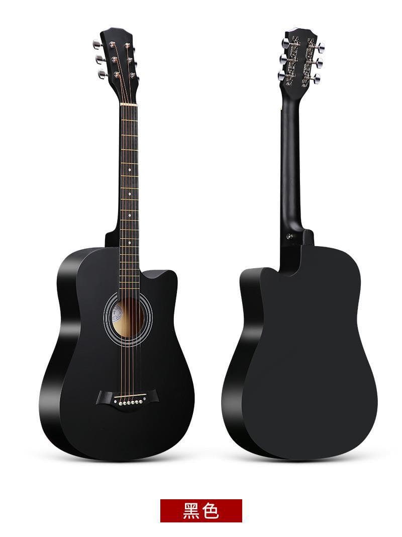 Folk 41-inch 38-inch Acoustic Guitar for Beginners, Novice, Students, Male and Female, Entry-Level Practice Guitar, Large Stock Available