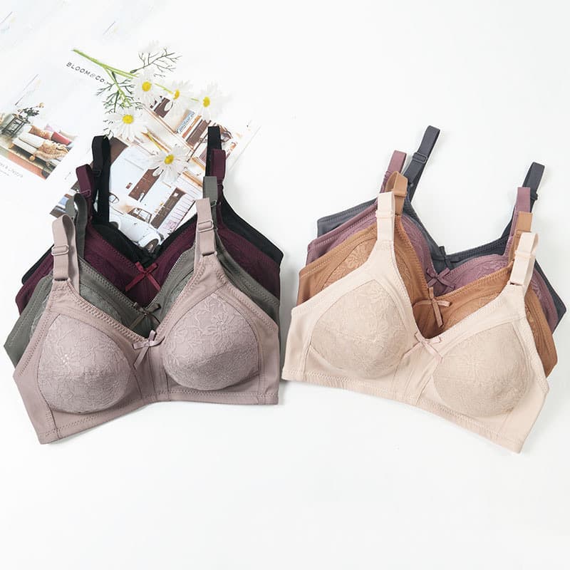 Cross-Border New Style Large-Size Underwear, Comfortable Push-Up, Wire-Free, Side-Boob Control, Soft Breathable Thin Bra B015#