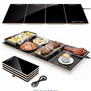 Cross-Border Modular Warming Tray, Modular Heating Plate, Hot Plate, Easy-to-Store Insulation Plate