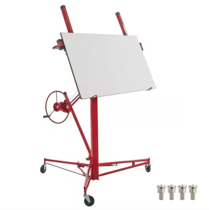 150LBS Adjustable Drywall Rolling Lift Panel 11ft Drywall Lift Panel Lifter